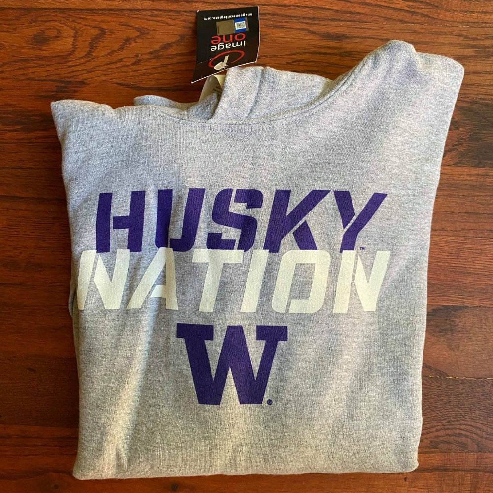 NEW UNWORN Gray University of Washington Hoodie
